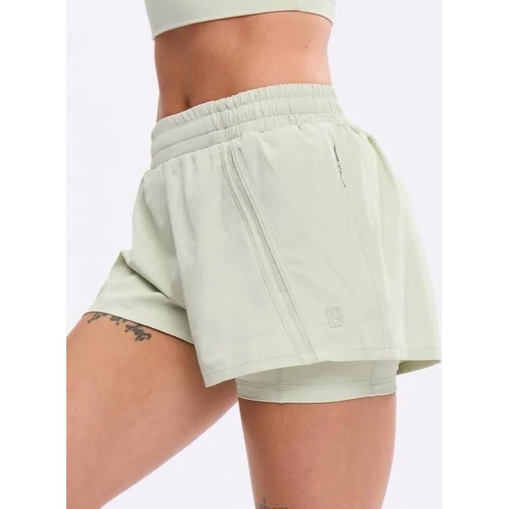 Buffbunny hot girl run shorts pistachio